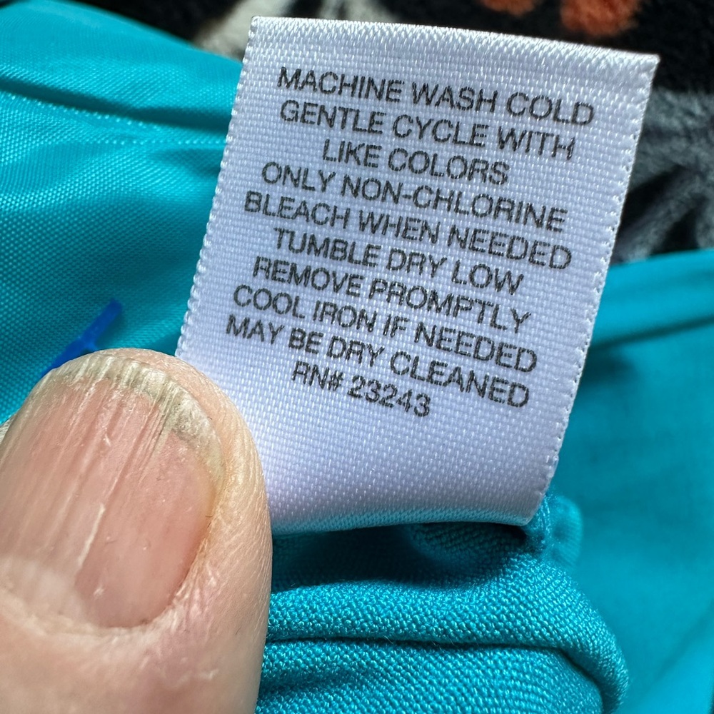 💙 New York & Company Turquoise Career Pants Size 8 Stretch Trousers - Picture 5 of 8
